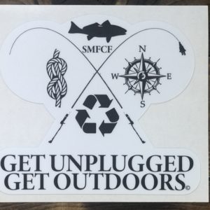 GET UNPLUGGED GET OUTDOORS© Window Decal